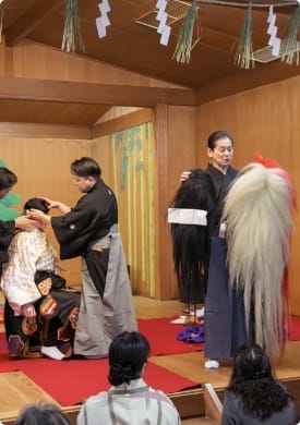 能高砂装束つけ